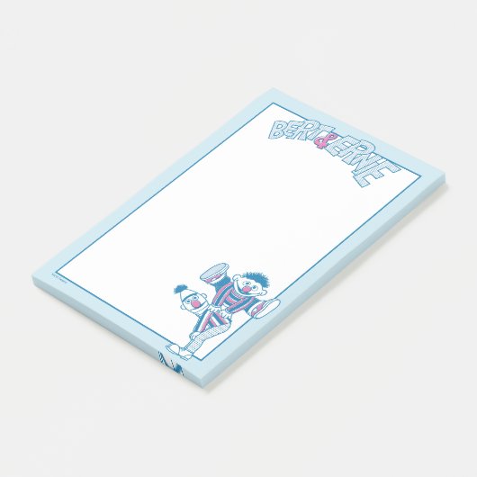 Bert & Ernie | Altijd achter je Post-it® Notes (Schuin)