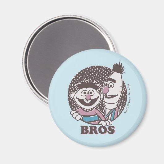 Bert & Ernie | Broers Magneet (Voorkant / Achterkant)