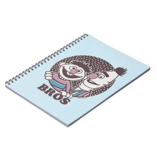 Bert & Ernie | Broers Notitieboek (Linkerzijde)