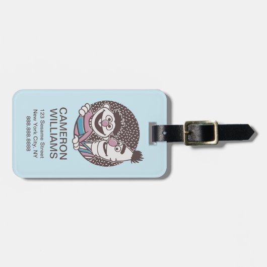 Bert & Ernie | Bros Bagagelabel (Voorkant horizontaal)