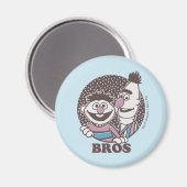 Bert & Ernie | Bros Magneet (Voorkant / Achterkant)
