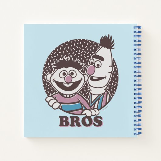 Bert & Ernie | Bros Notitieboek (Achterkant)
