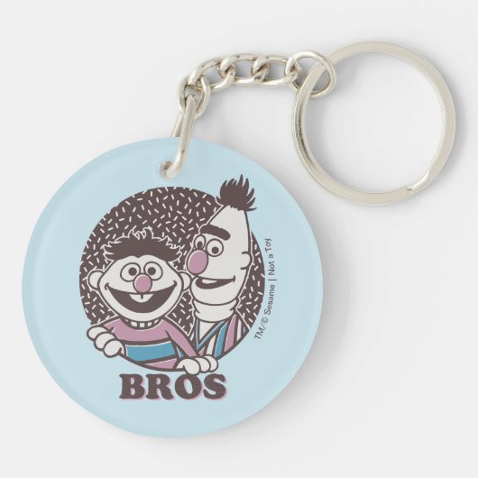 Bert & Ernie | Bros Sleutelhanger (Achterkant)