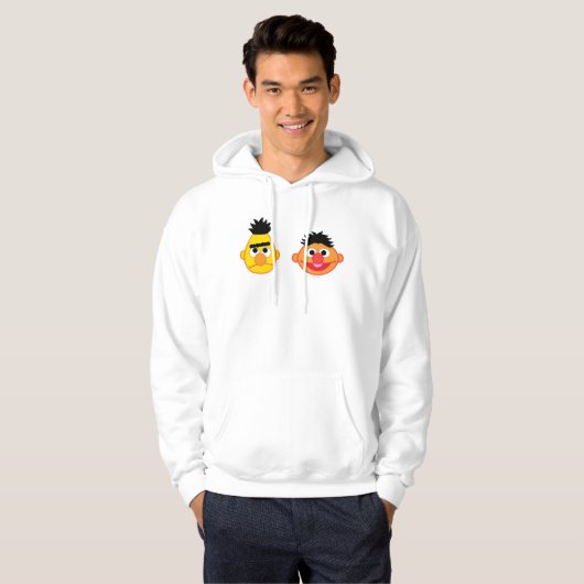 Bert & Ernie Emojis Hoodie (Voorkant volledig)
