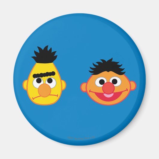 Bert & Ernie Emojis Magneet (Voorkant)