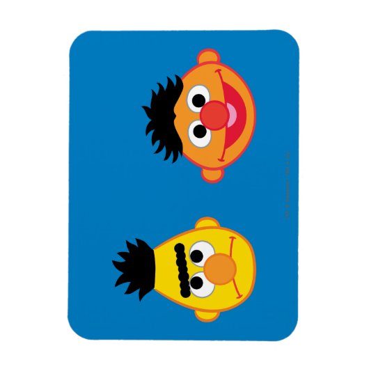 Bert & Ernie Emojis Magneet (Verticaal)