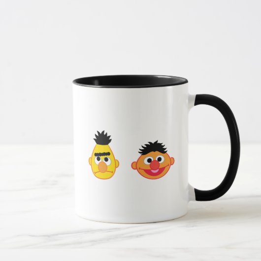 Bert & Ernie Emojis Mok (Rechts)