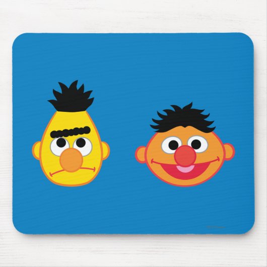 Bert & Ernie Emojis Muismat (Voorkant)