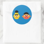 Bert & Ernie Emojis Ronde Sticker (Tas)