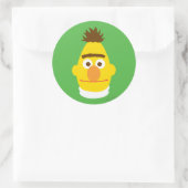 Bert Face Ronde Sticker (Tas)