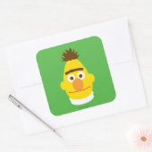 Bert Gezicht Vierkante Sticker (Envelop)
