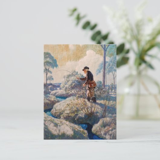 Bert McCorrison door Newell Convers Wyeth Briefkaart (Staand voorkant)