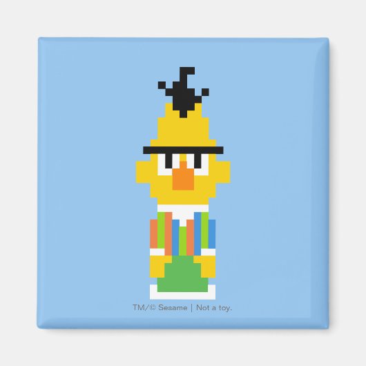 Bert Pixel Art Magneet (Voorkant)