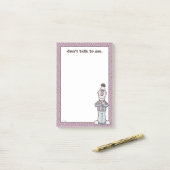 Bert | Praat Niet met Me Post-it® Notes (Op bureau)