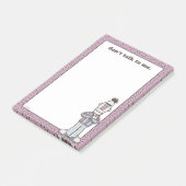 Bert | Praat Niet met Me Post-it® Notes (Schuin)