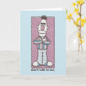 Bert | Praat niet met mij Kaart (Gele Bloem)