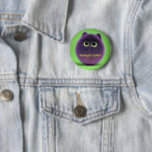 Bert Sootkins, Een Magische Kat Ronde Button 5,7 Cm (In situ)