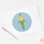 Bert Staand Ronde Sticker (Envelop)