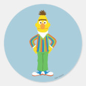Bert Standing Ronde Sticker (Voorkant)