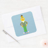 Bert Standing Vierkante Sticker (Envelop)