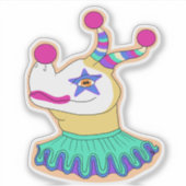 Bert the Clown Dragon Sticker (Voorkant)