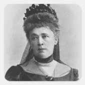 Berta Von Suttner Vierkante Sticker (Voorkant)