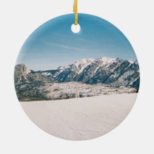 Bertainer kerstversiering keramisch ornament (Achterkant)