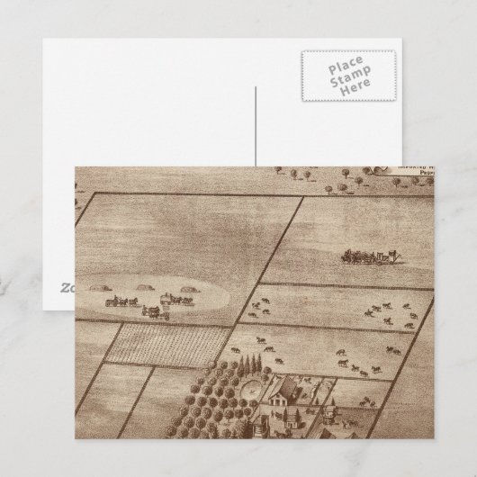 Bertch ranch briefkaart (Voorkant / Achterkant)