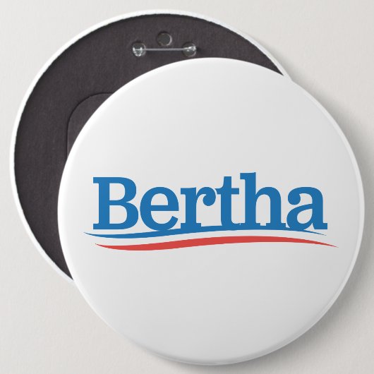 Bertha "Bernie" Grateful Dead Ronde Button 6,0 Cm (Voorkant /achterkant)