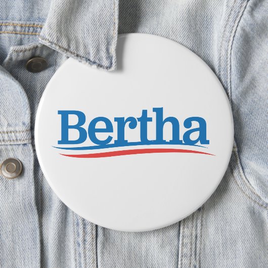Bertha "Bernie" Grateful Dead Ronde Button 6,0 Cm (In situ)