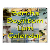 Bertha Boynton Lum Calendar Kalender (Hoes)