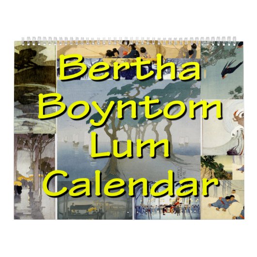 Bertha Boynton Lum Calendar Kalender (Hoes)