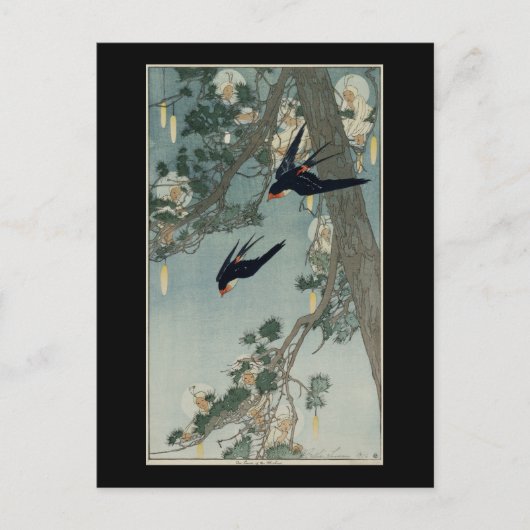 Bertha Boynton Lum Het land van de blauwvogel Briefkaart (Voorkant)