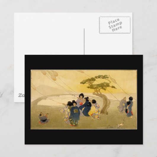 Bertha Boynton Lum Kites Briefkaart (Voorkant / Achterkant)