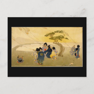 Bertha Boynton Lum Kites Briefkaart