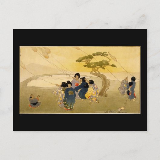 Bertha Boynton Lum Kites Briefkaart (Voorkant)