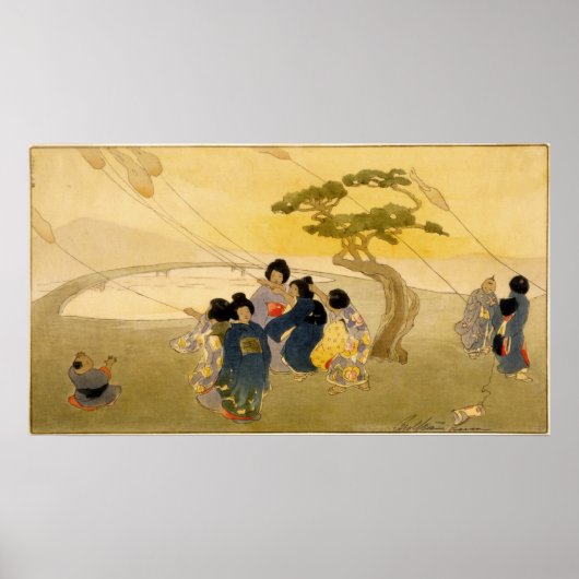 Bertha Boynton Lum Kites Poster (Voorkant)