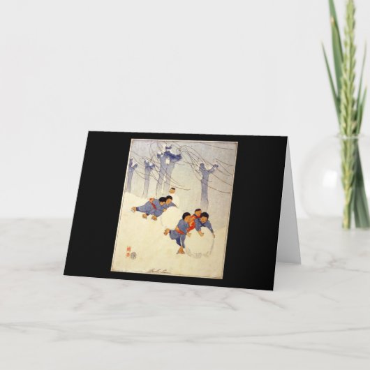 Bertha Boynton Lum Snowballs Kaart (Voorkant)