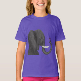Bertha de Schattige olifant en het luike luike ins T-shirt