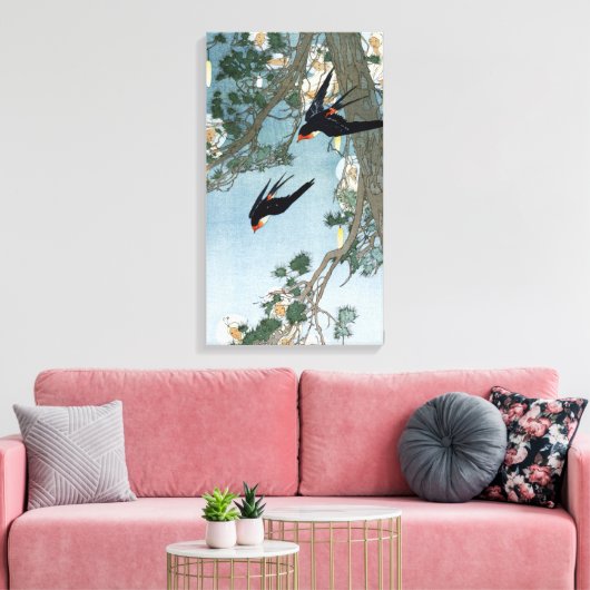 Bertha Lum Land van de Blauwvogel Canvas Afdruk (Insitu (Woonkamer))