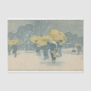 Bertha Lum Winter Tissue Paper Tissuepapier