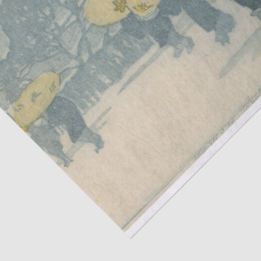 Bertha Lum Winter Tissue Paper Tissuepapier (Detail)