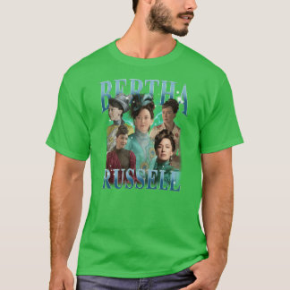 Bertha Russell vintage jaren 90 bootleg stijl meis T-shirt