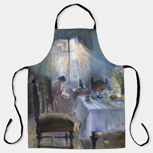 Bertha Wegmann - vrouw die in het binnenland naait Schort (Voorkant)