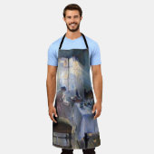 Bertha Wegmann - vrouw die in het binnenland naait Schort (Gedragen)