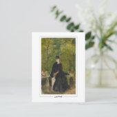 Berthe Morisot #370 - Kunst Briefkaart (Staand voorkant)