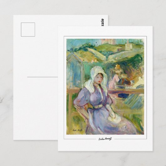 Berthe Morisot #395 - Fijne Kunst Briefkaart (Voorkant / Achterkant)
