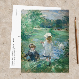 Berthe Morisot - Aan de rand van het meer / Au bor Briefkaart