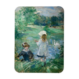 Berthe Morisot - Aan de rand van het meer / Au bor Magneet