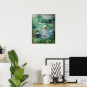 Berthe Morisot - Aan een meer Poster (Thuiskantoor)